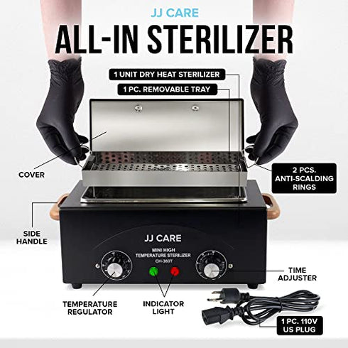 JJ CARE Dry Heat Sterilizer 1.8L - for Metal Tools